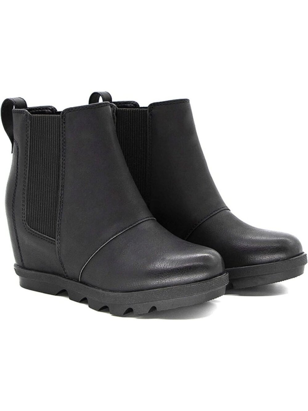 Stylish Women's Hidden Heel Chelsea Ankle Wedge Boots for Chic Fall Fashion